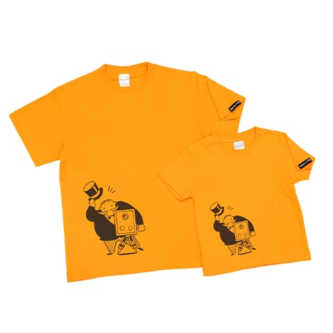 フライデーおじさんTシャツ（オレンジ）